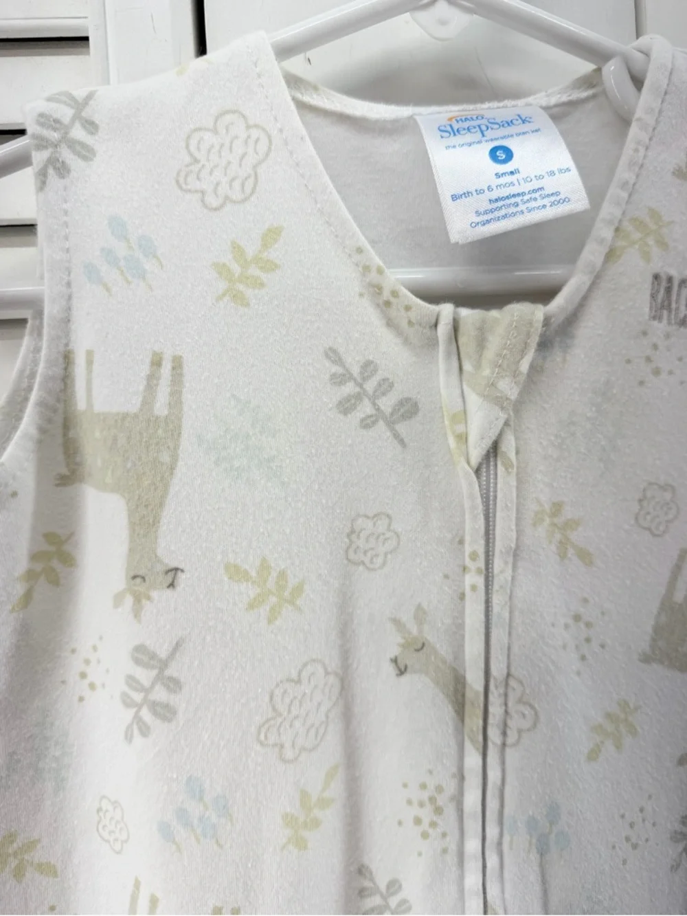 Halo size 0-6M Baby Sleep sack Bag Pajama - Neutral Deer Print